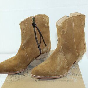 NEW Frontier Western Boot Beige 40 US Women's 10 - SCUFF